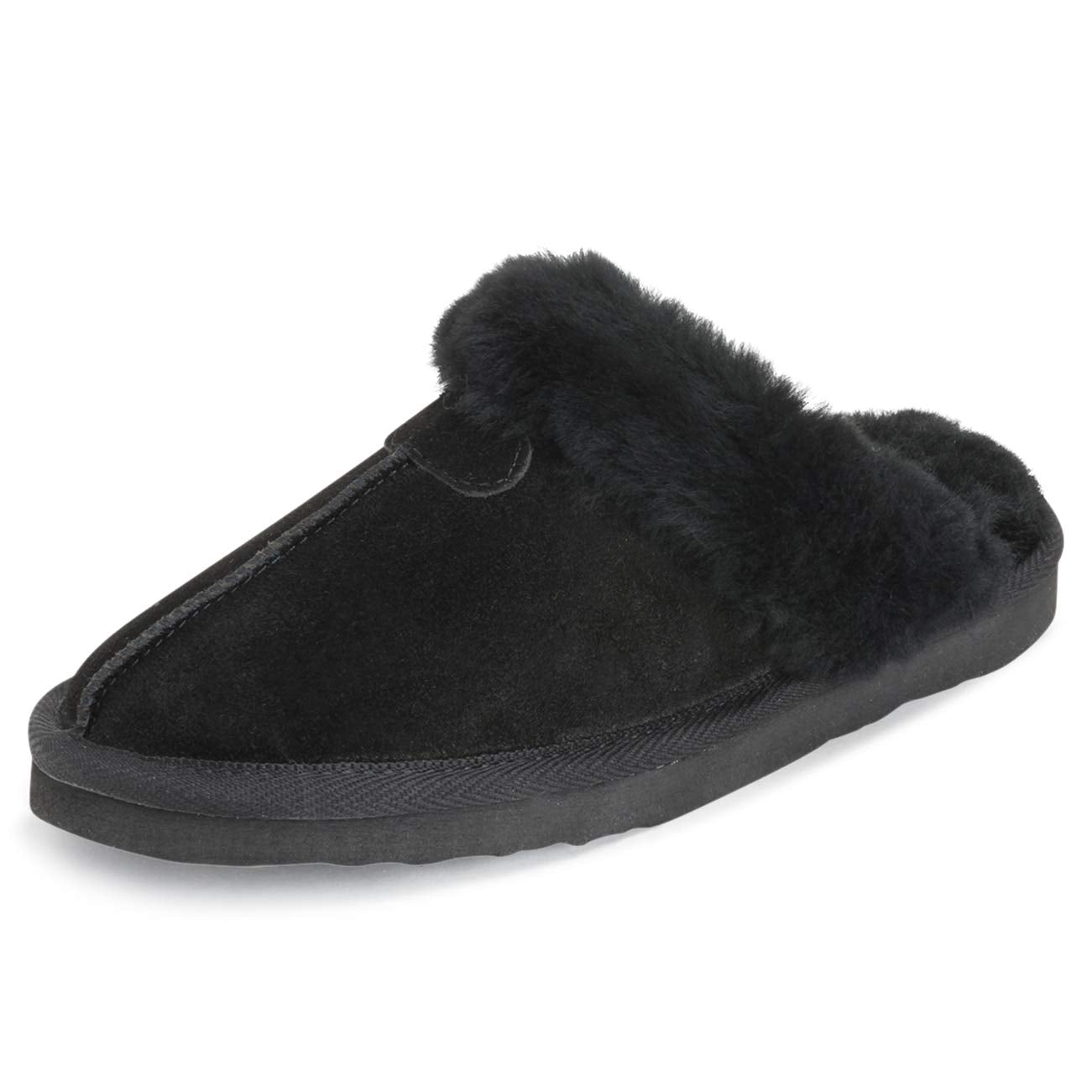 JOLIE: Women's Real Suede Winter Mules