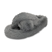 SIENNA: Women's Faux Fur Slider Slippers