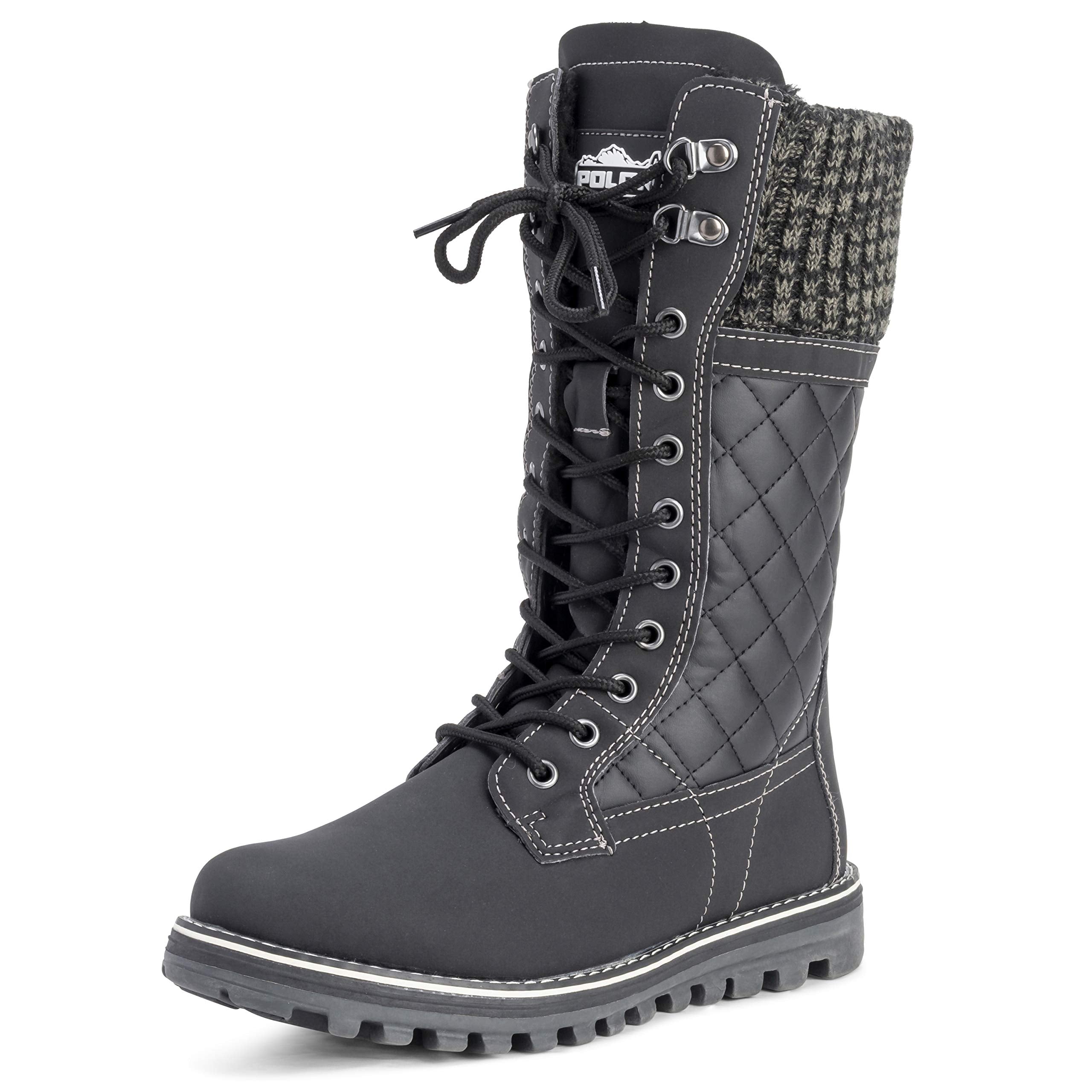 Polar Women's Winter Mid-Calf Snow Boots