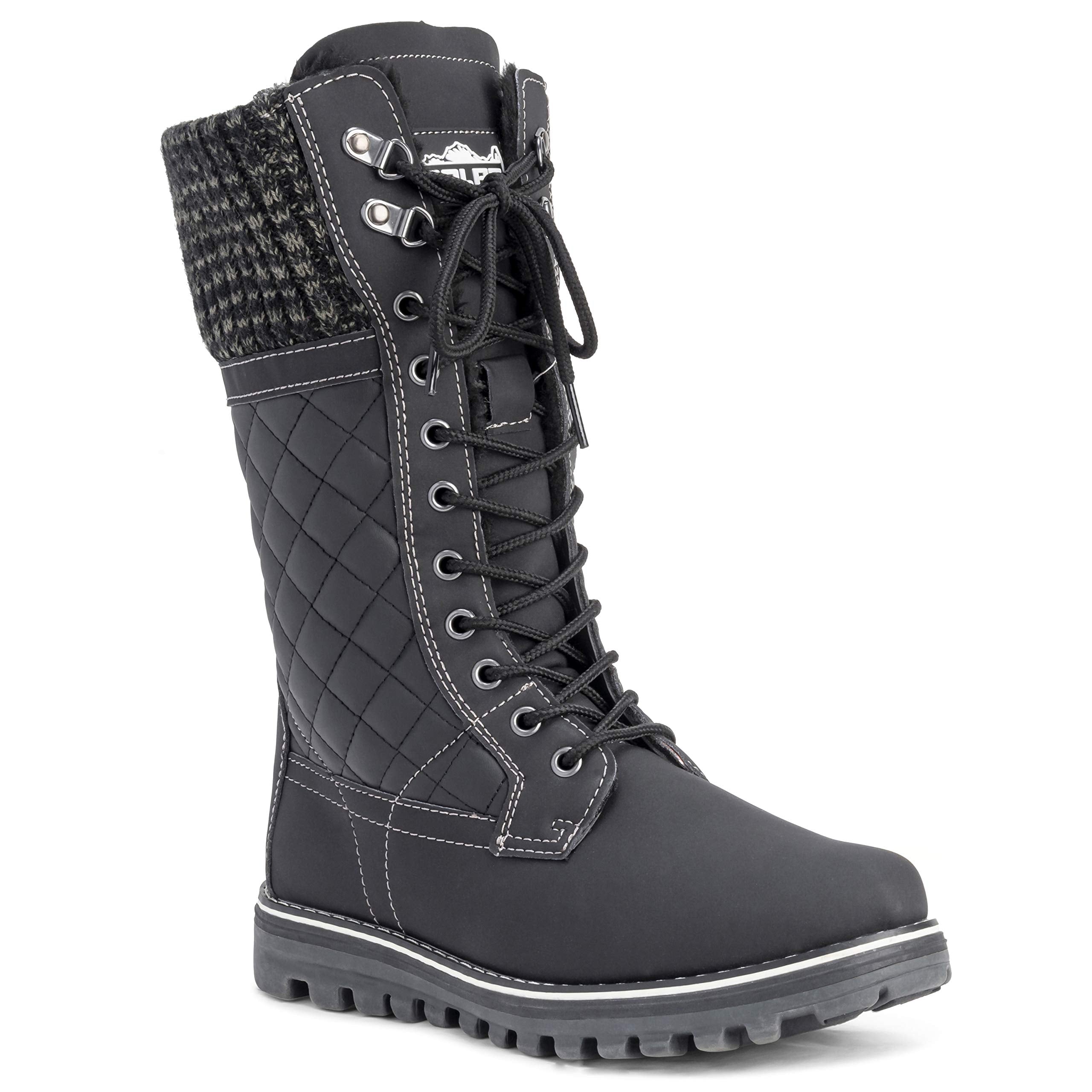 Polar Women's Winter Mid-Calf Snow Boots