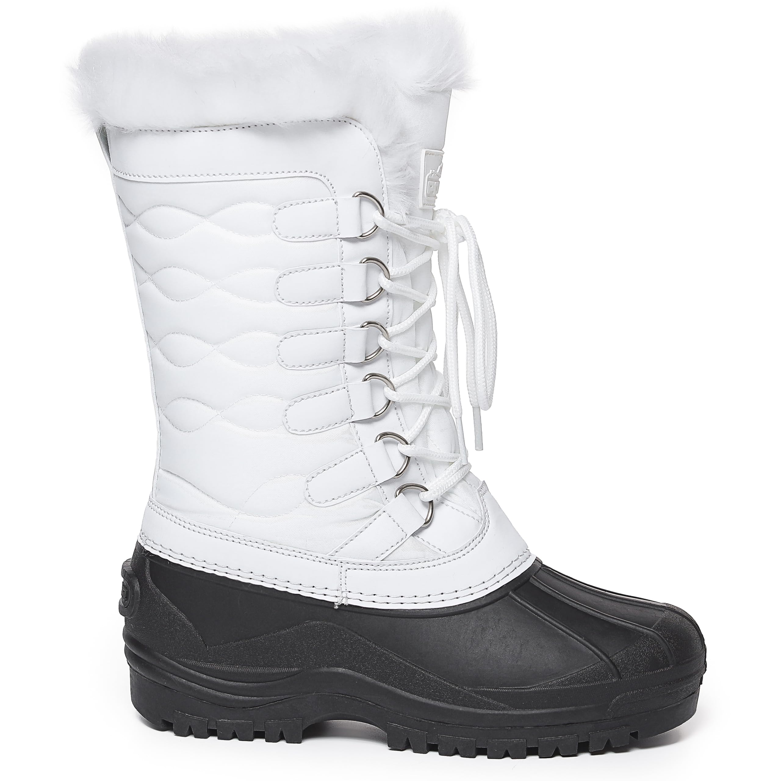 Polar Women's Lace Up Mid-Calf Snow Boots