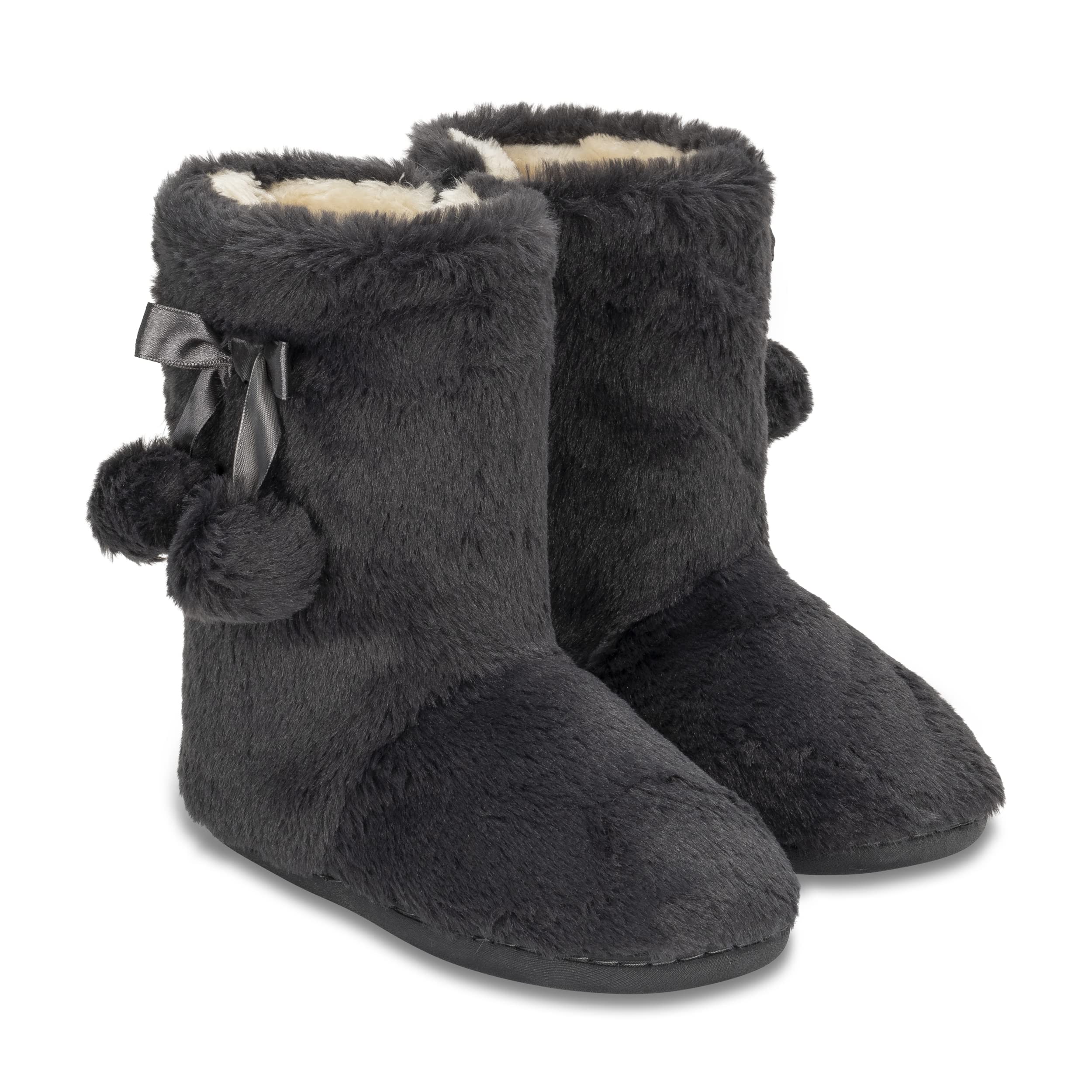 IVY: Polar Women's Pom Pom Slipper Boots