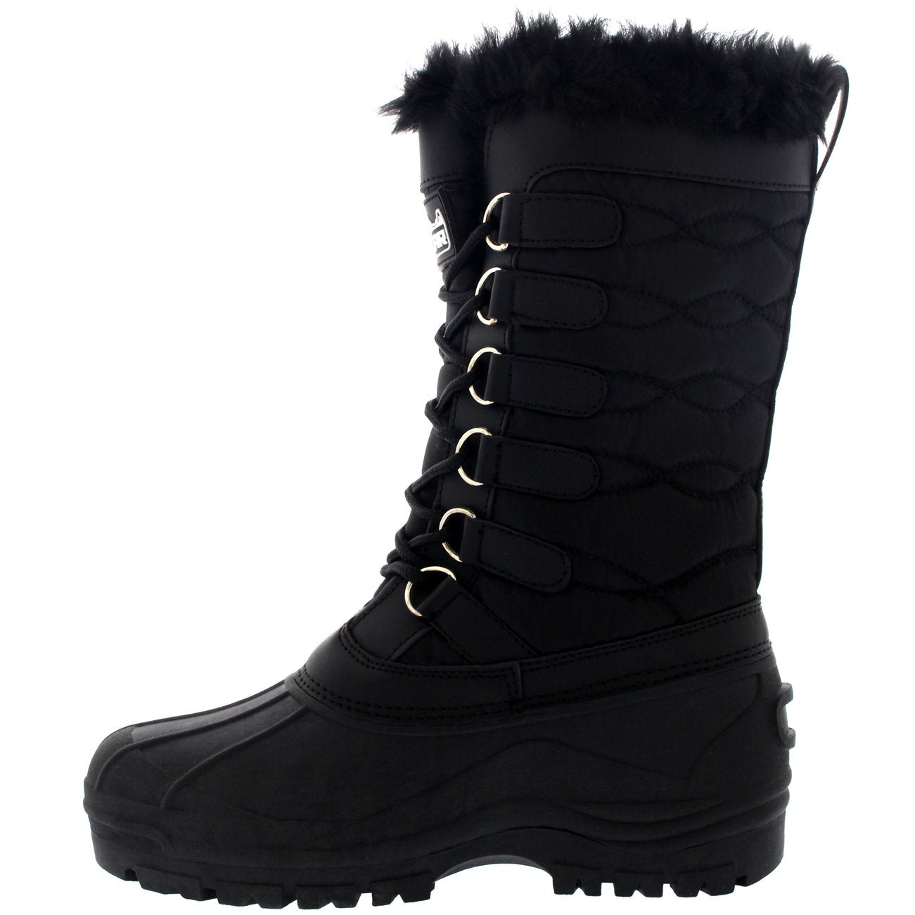 Polar Women's Lace Up Mid-Calf Snow Boots