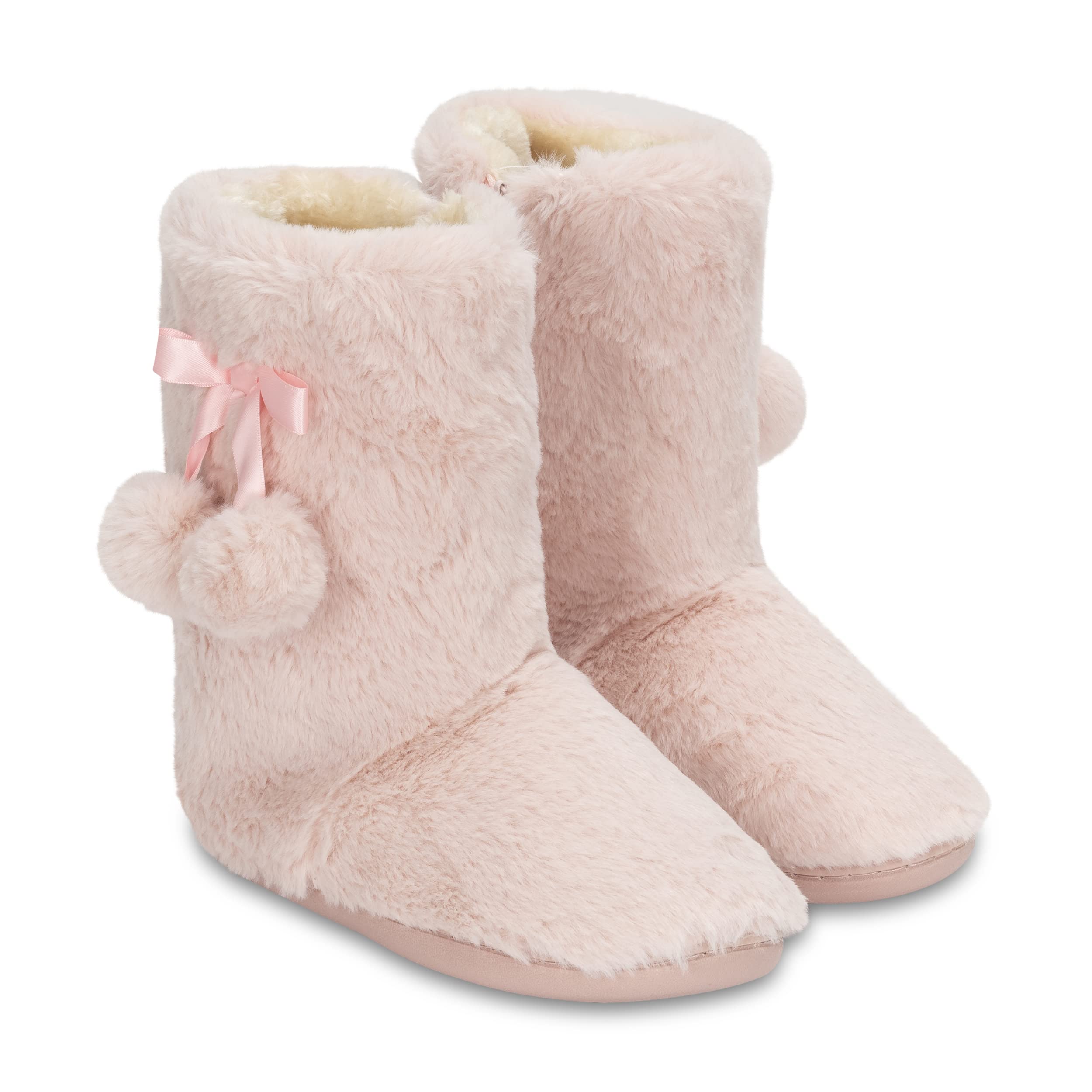 IVY: Polar Women's Pom Pom Slipper Boots
