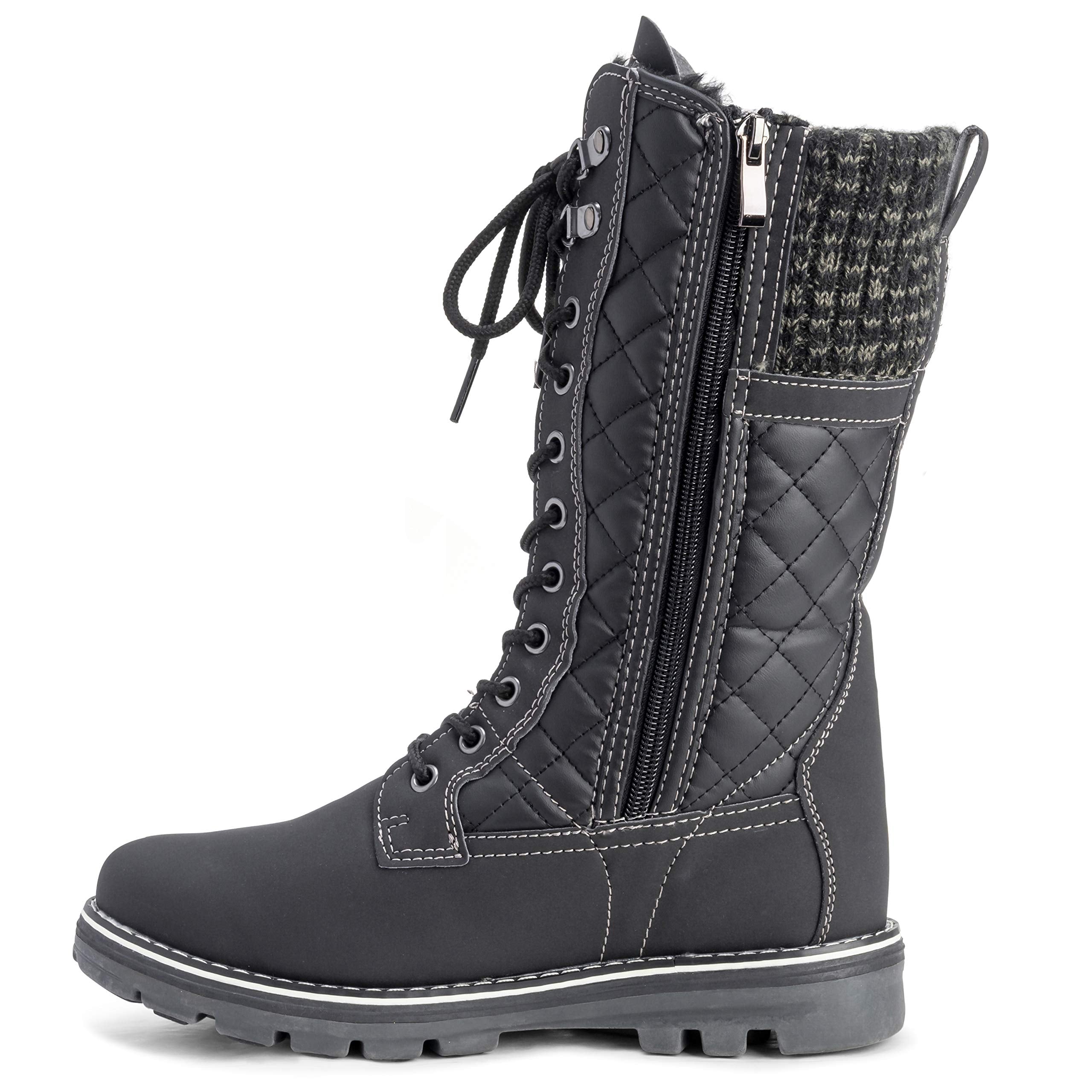 Polar Women's Winter Mid-Calf Snow Boots