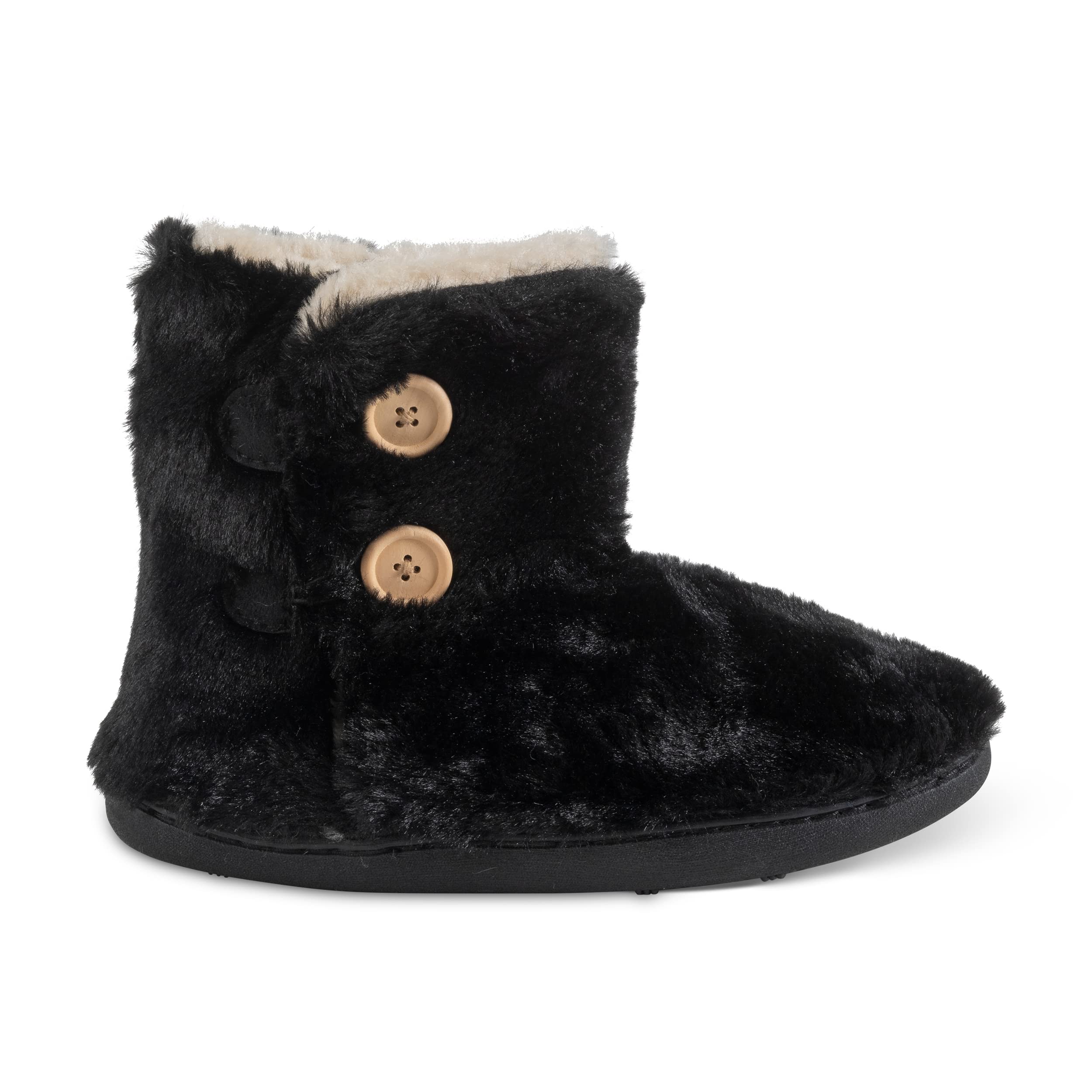 Polar Women's Knitted Faux Fur Slippers