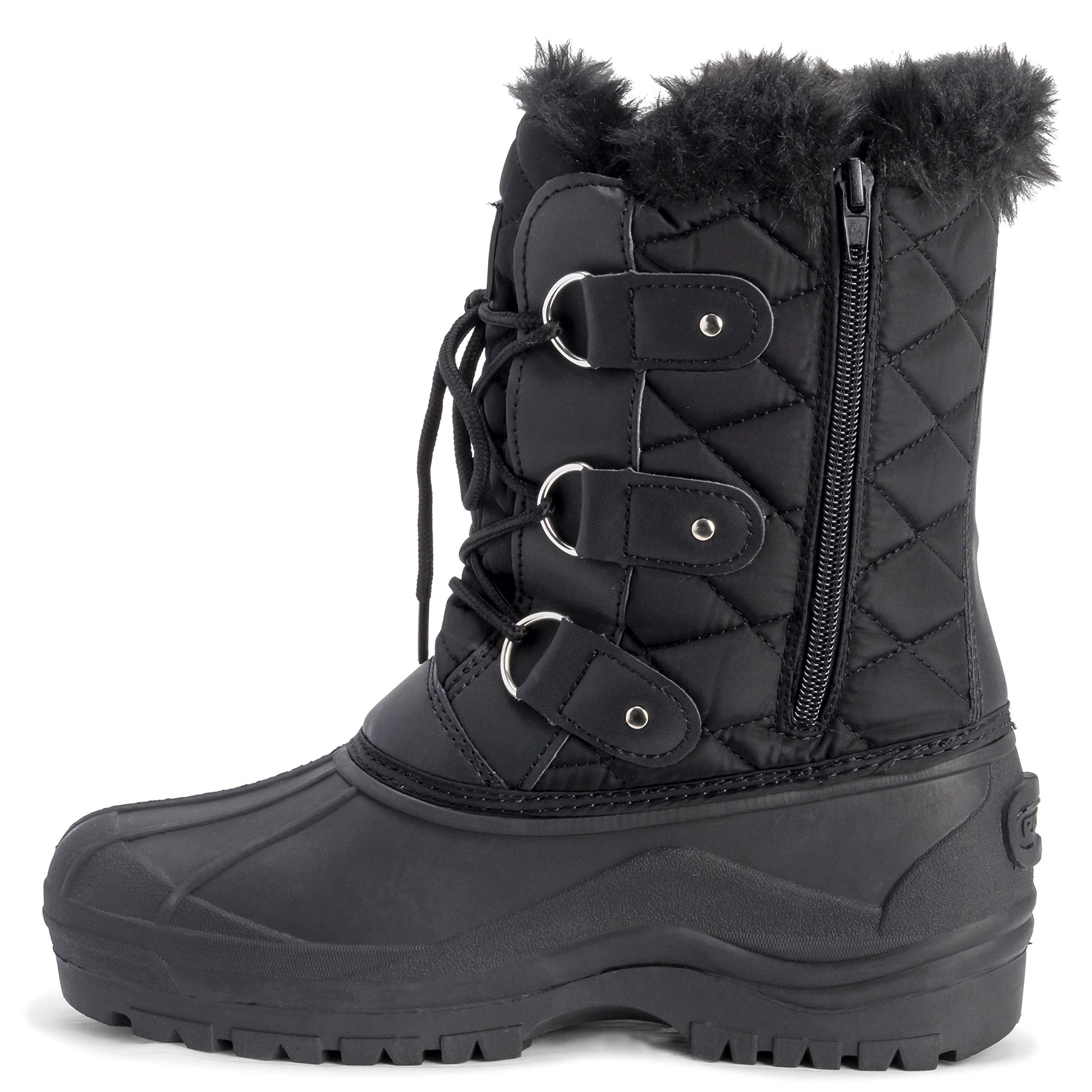 NEVE: Women's Mid-Calf Hiker Snow Boots