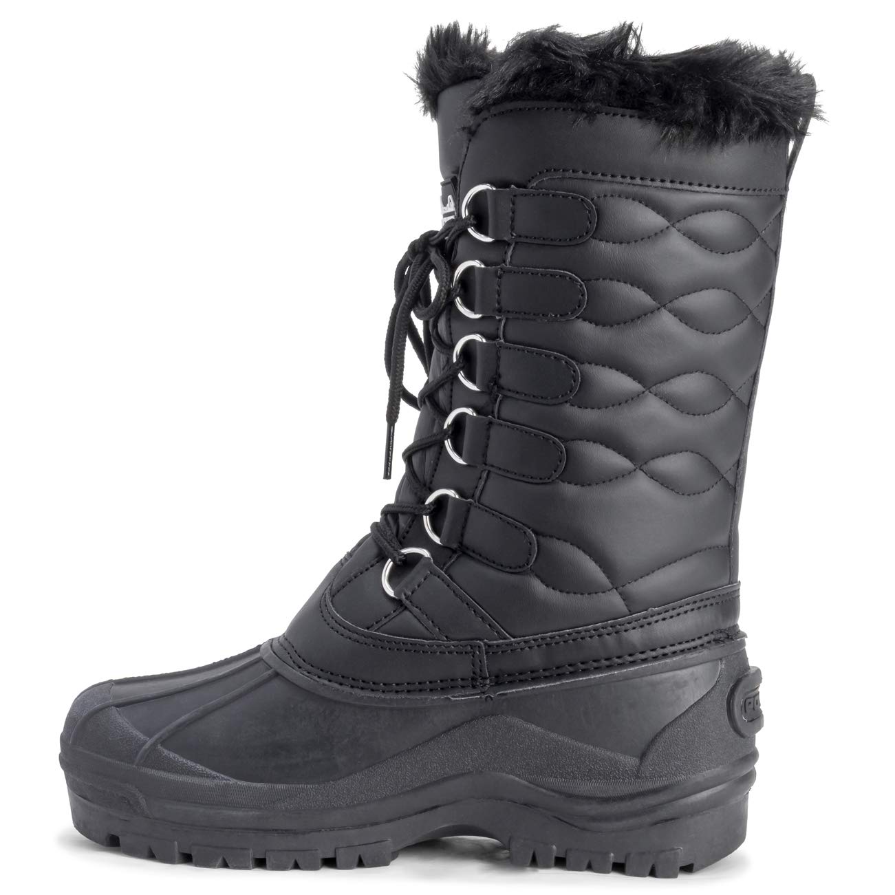 Polar Women's Lace Up Mid-Calf Snow Boots