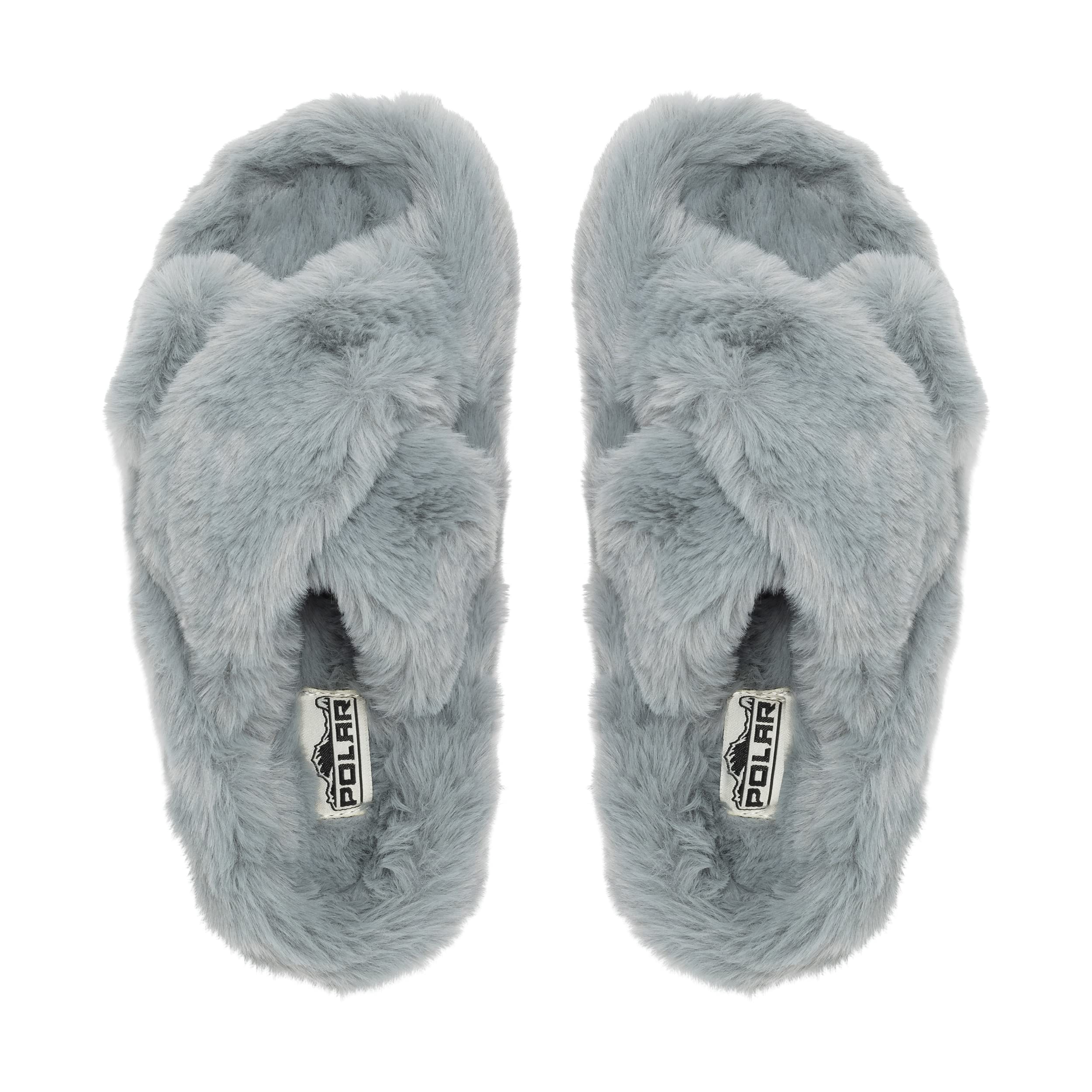 SIENNA: Women's Faux Fur Slider Slippers