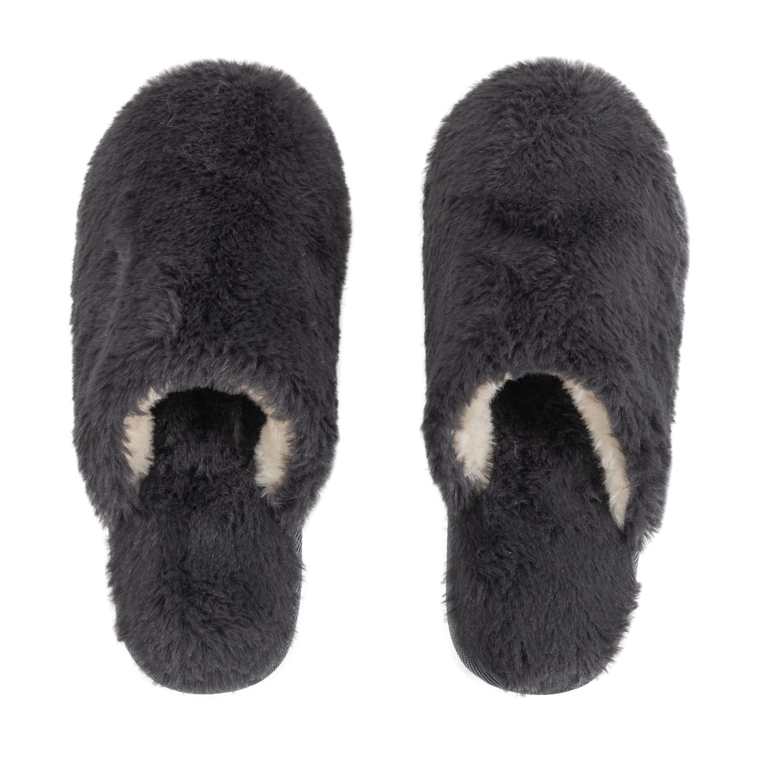 ZURI: Women's Fluffy Slippers With Funny Quote
