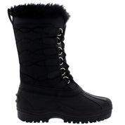Polar Women's Lace Up Mid-Calf Snow Boots