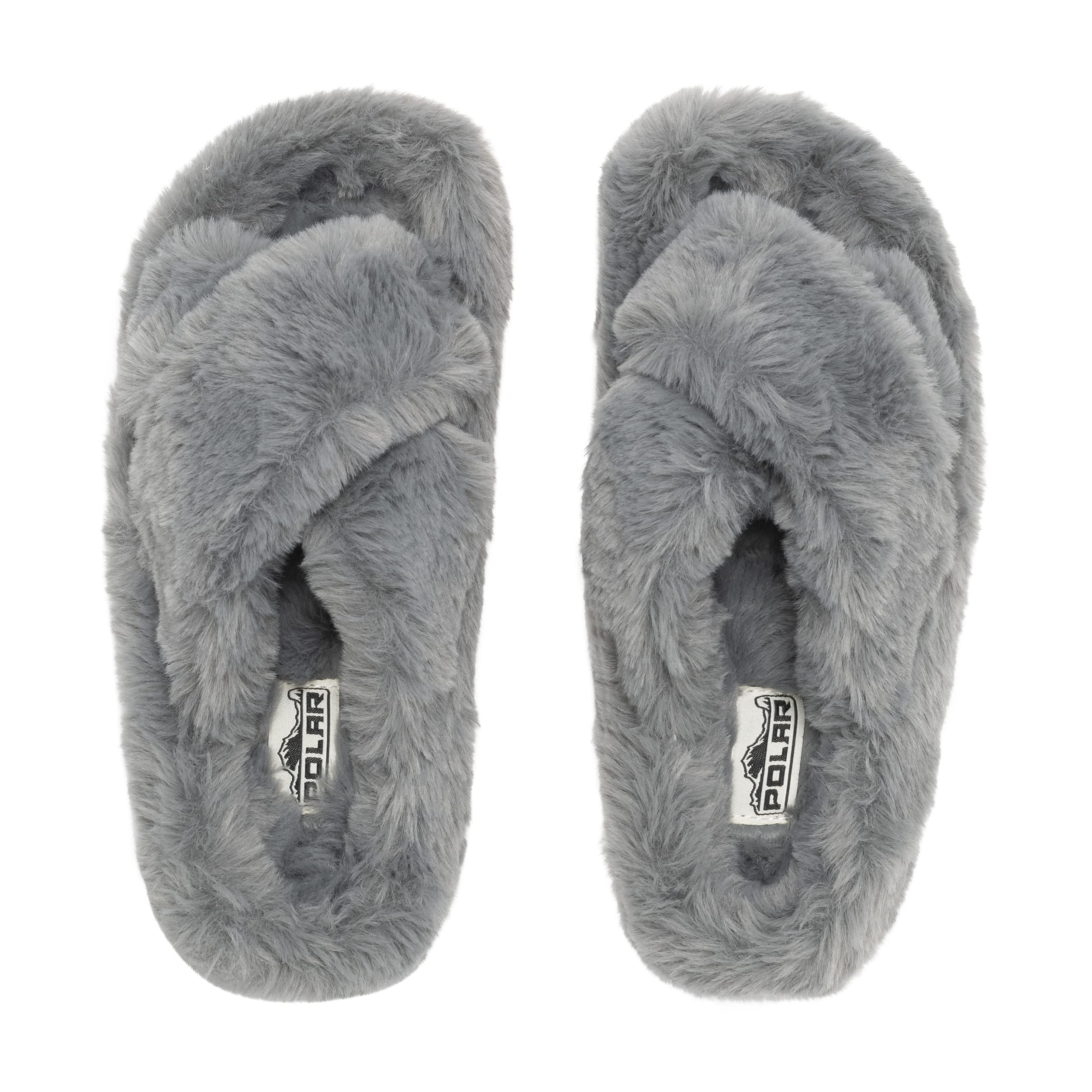 SIENNA: Women's Faux Fur Slider Slippers