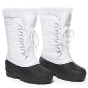Polar Women's Lace Up Mid-Calf Snow Boots