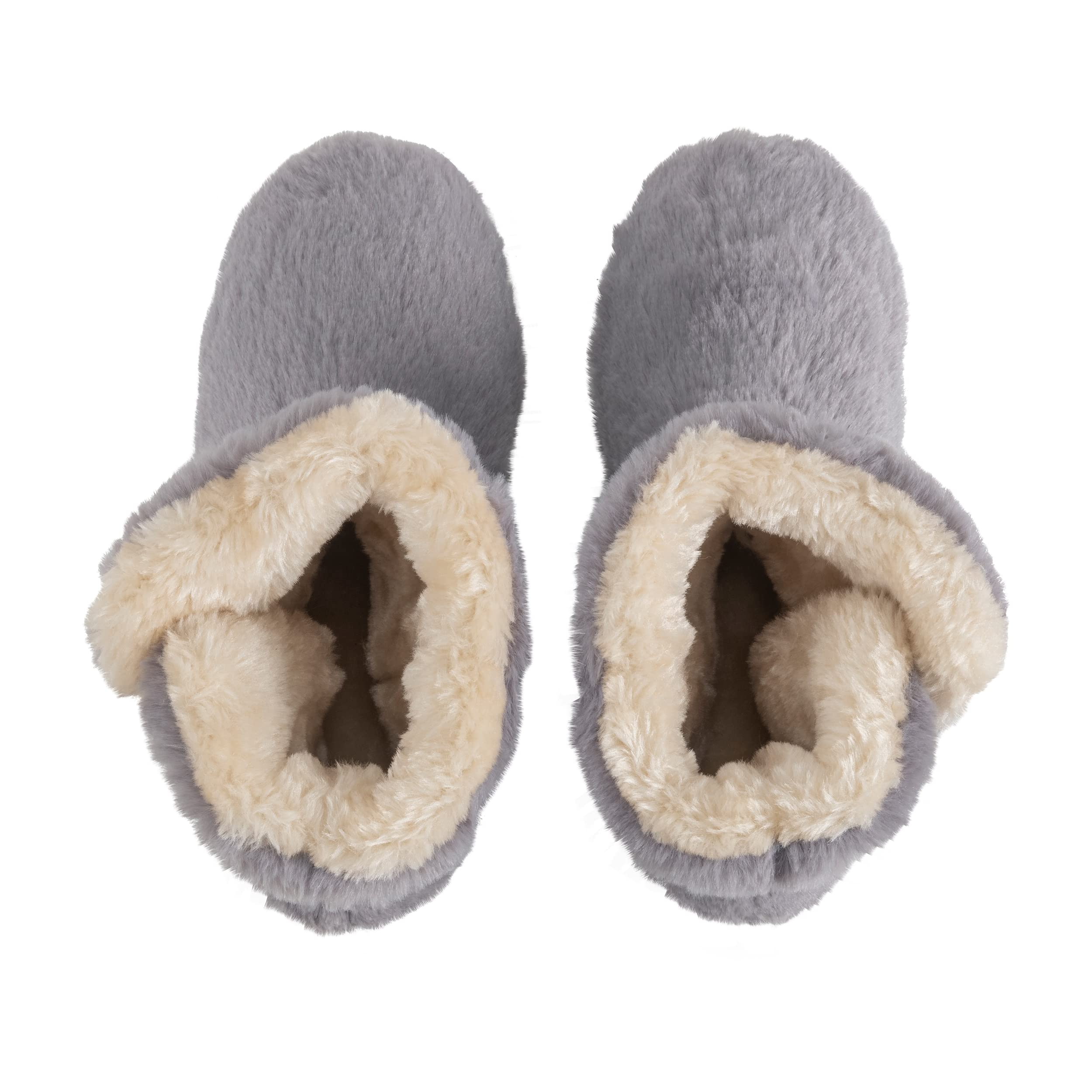 Polar Women's Knitted Faux Fur Slippers