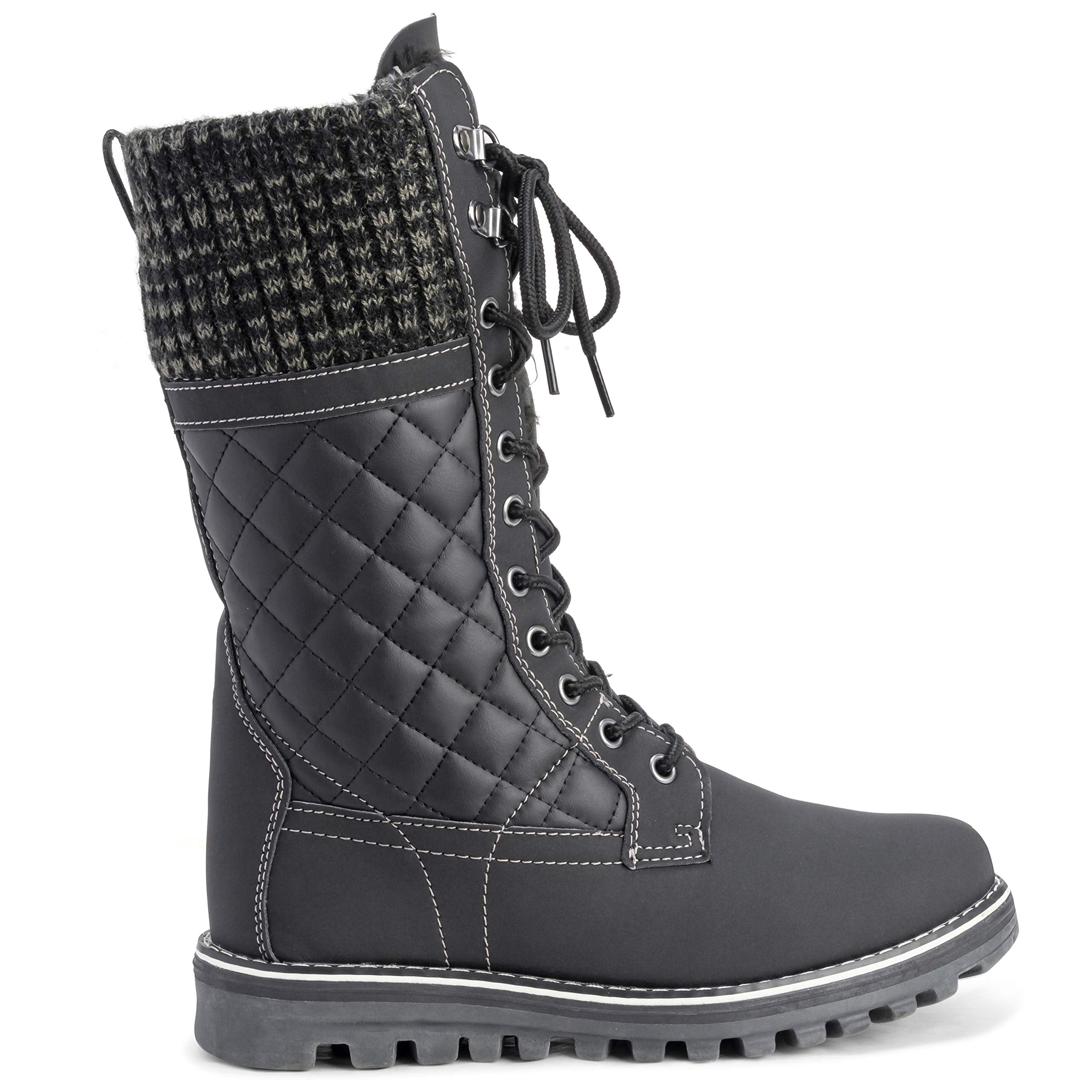 Polar Women's Winter Mid-Calf Snow Boots