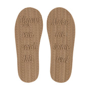 ZURI: Women's Fluffy Slippers With Funny Quote