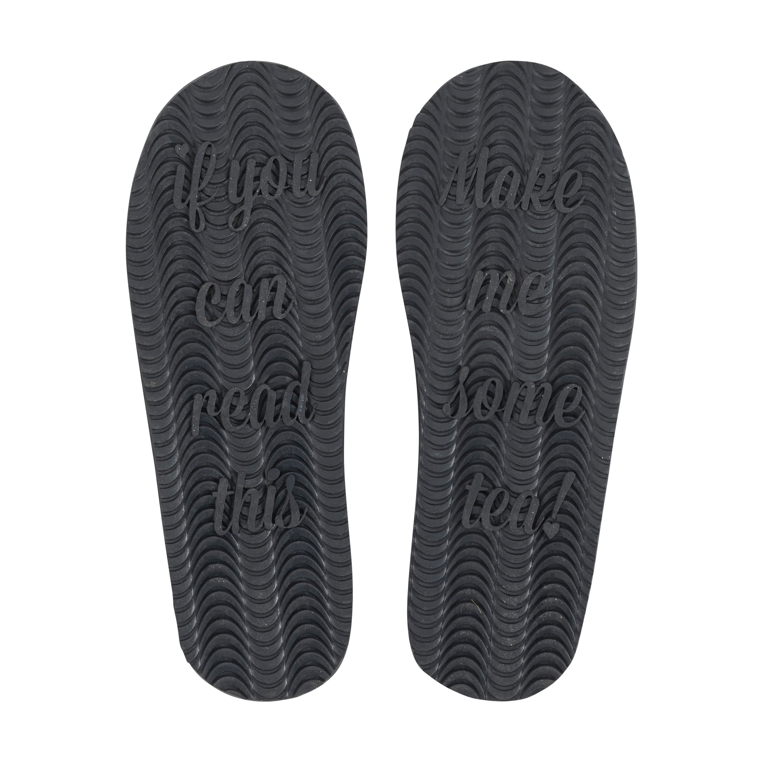 ZURI: Women's Fluffy Slippers With Funny Quote