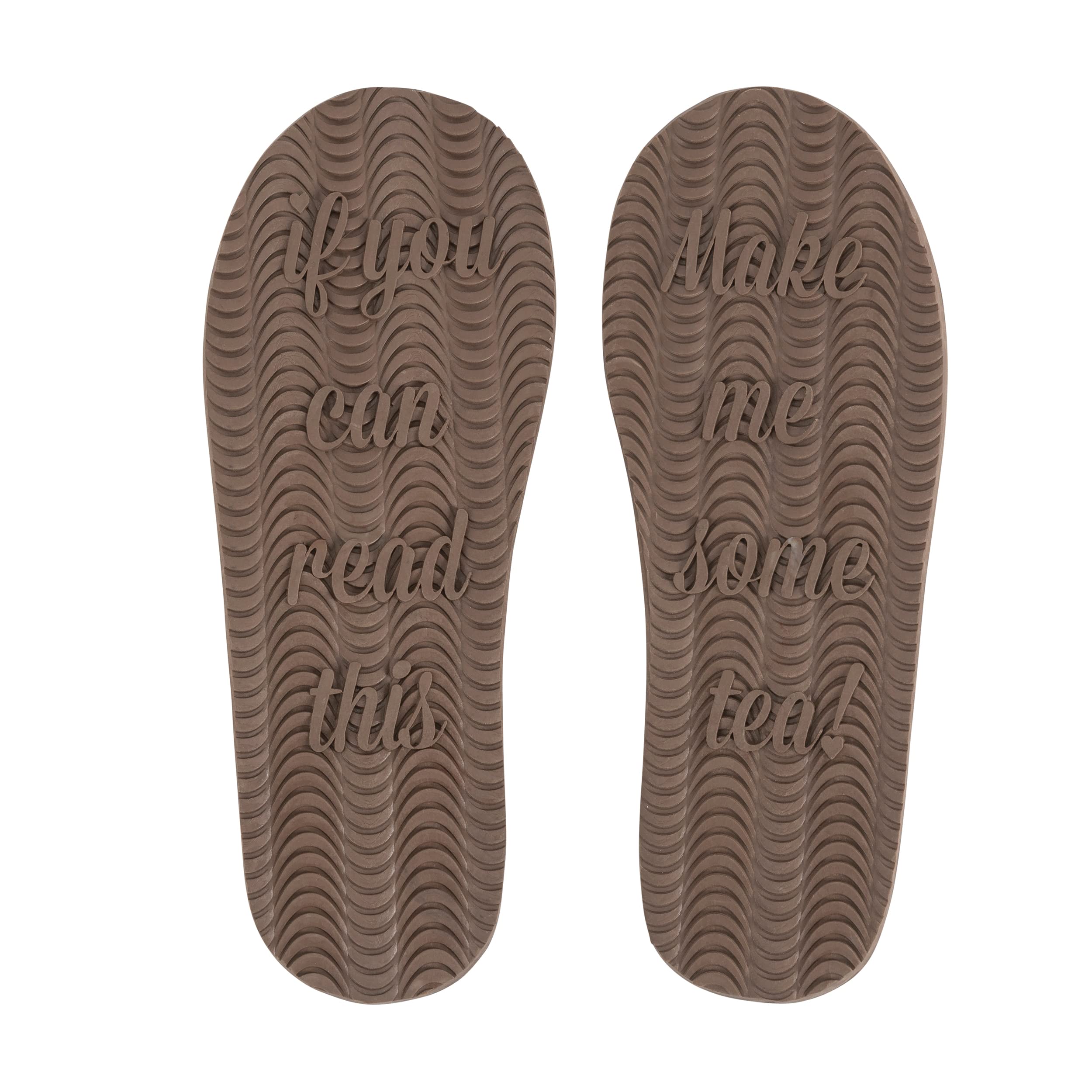 ZURI: Women's Fluffy Slippers With Funny Quote