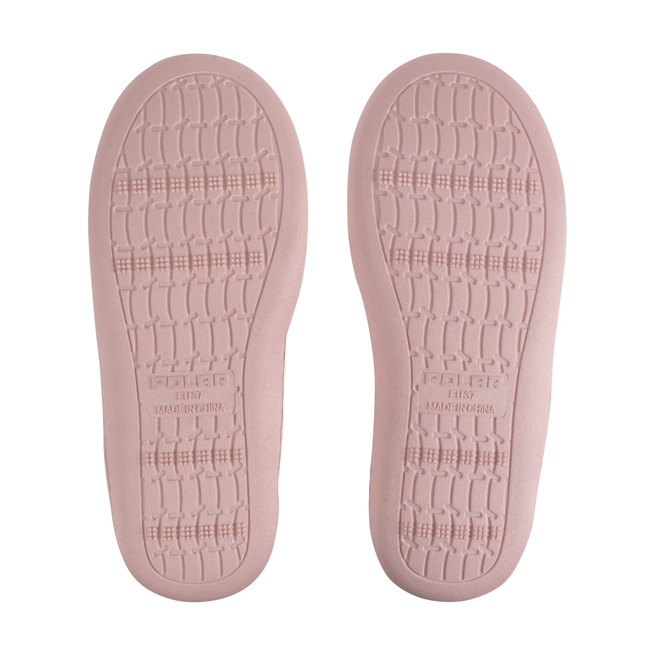 Polar Women's Knitted Faux Fur Slippers