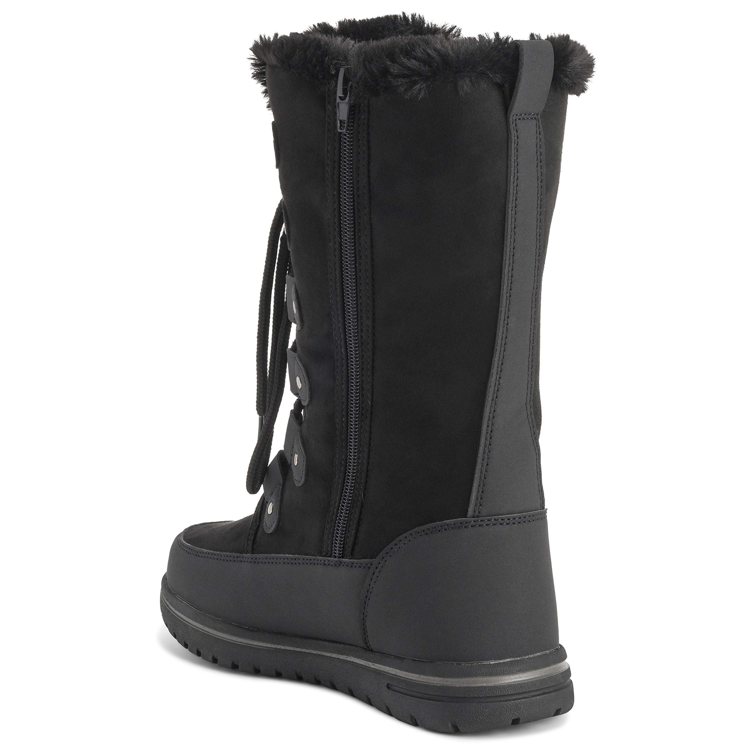 SNOWE: Women's Tall Faux Fur Snow Boots