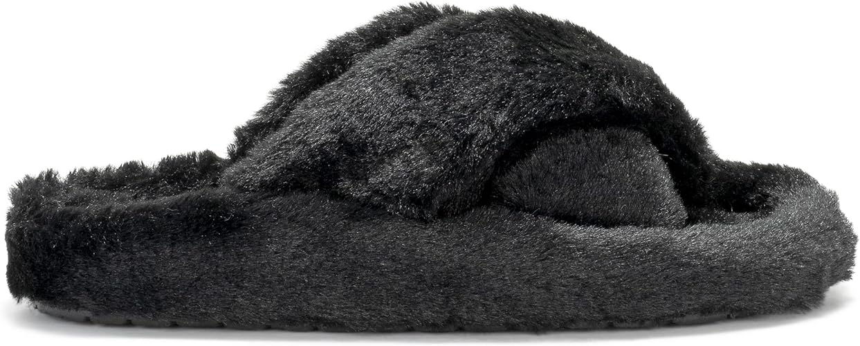 SIENNA: Women's Faux Fur Slider Slippers