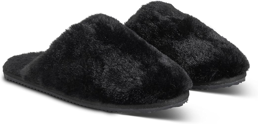 ZURI: Women's Fluffy Slippers With Funny Quote