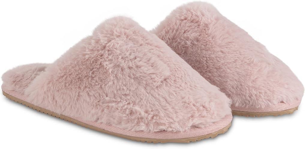 ZURI: Women's Fluffy Slippers With Funny Quote