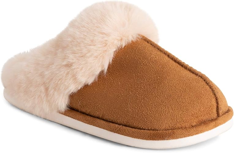 NORA: Women's Memory Foam Faux Fur Slippers
