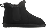 ZOE: Faux Fur Fleece Slip On Chelsea Boots