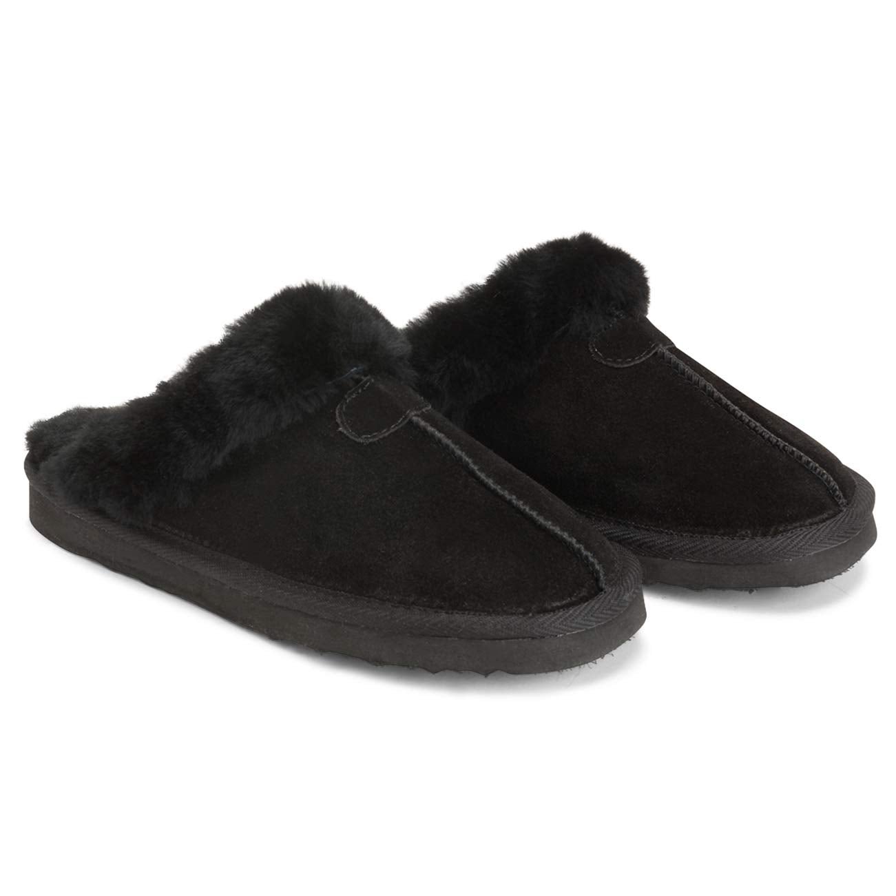 JOLIE: Women's Real Suede Winter Mules