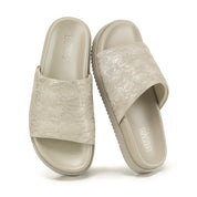 Gold Flat Slider Sandal Slides