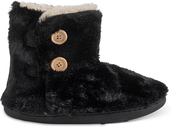 Polar Women's Knitted Faux Fur Slippers
