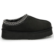 MIA: Aztec Stitch Platform Sole Slippers