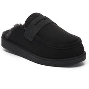 ARIA: Faux Fur Penny Loafer Slip On Slippers