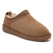 LILA: Fur Lined Mini Suede Slippers