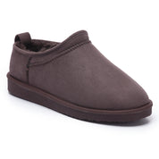 LILA: Fur Lined Mini Suede Slippers