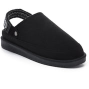 KATE: Suede Slip-On Clogs with Back Strap