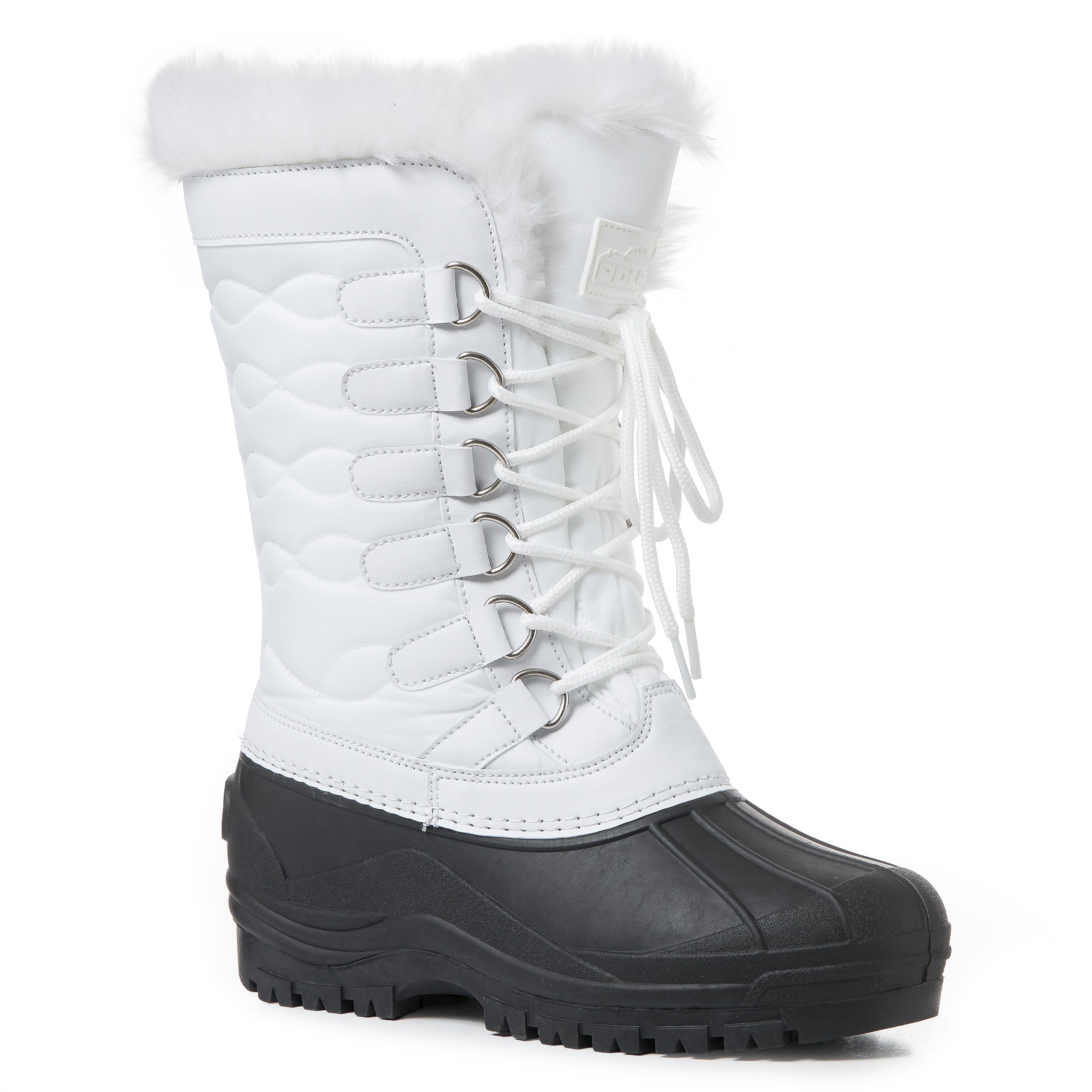 Polar Women's Lace Up Mid-Calf Snow Boots