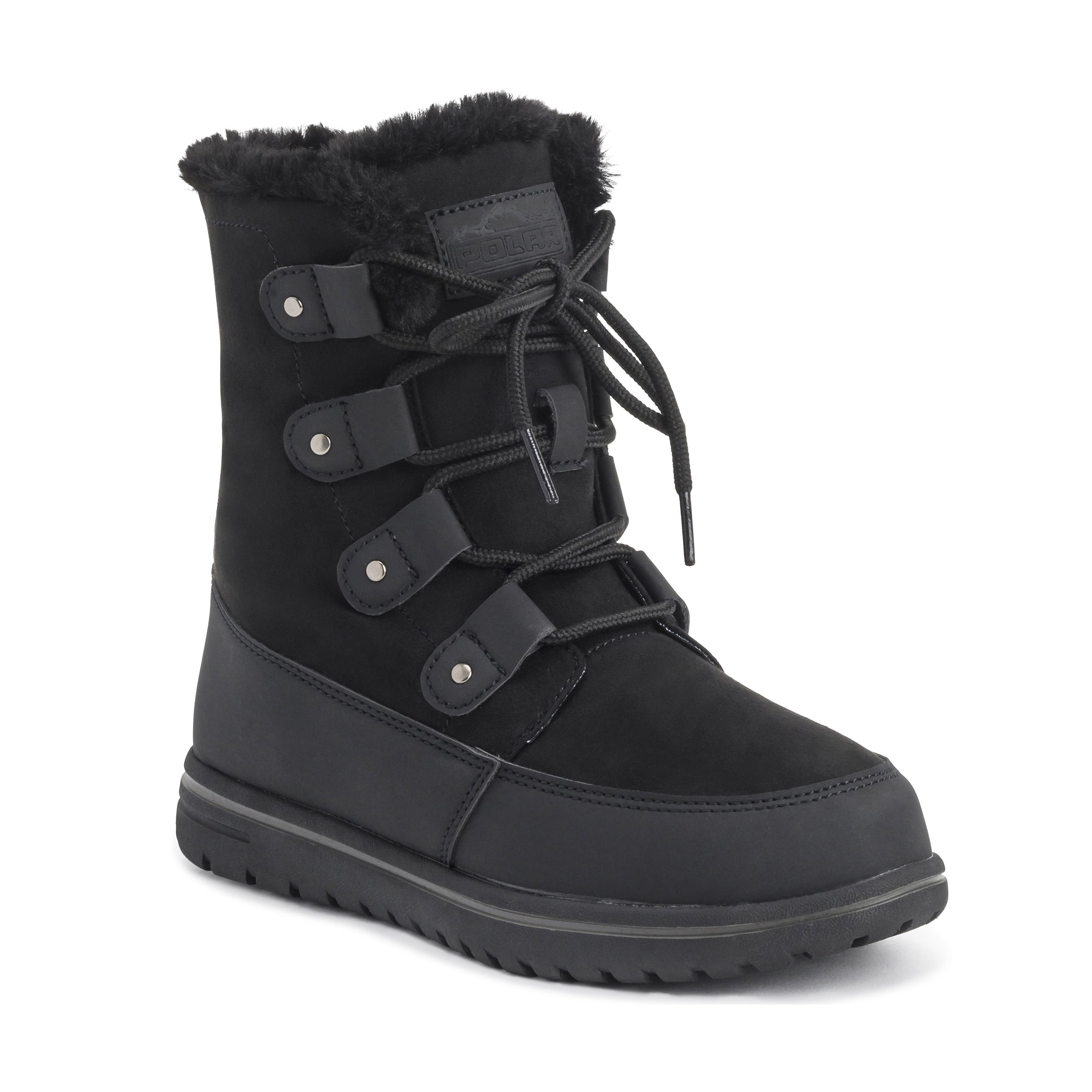 ARCS: Women's Quilted Faux Fur Snow Boots