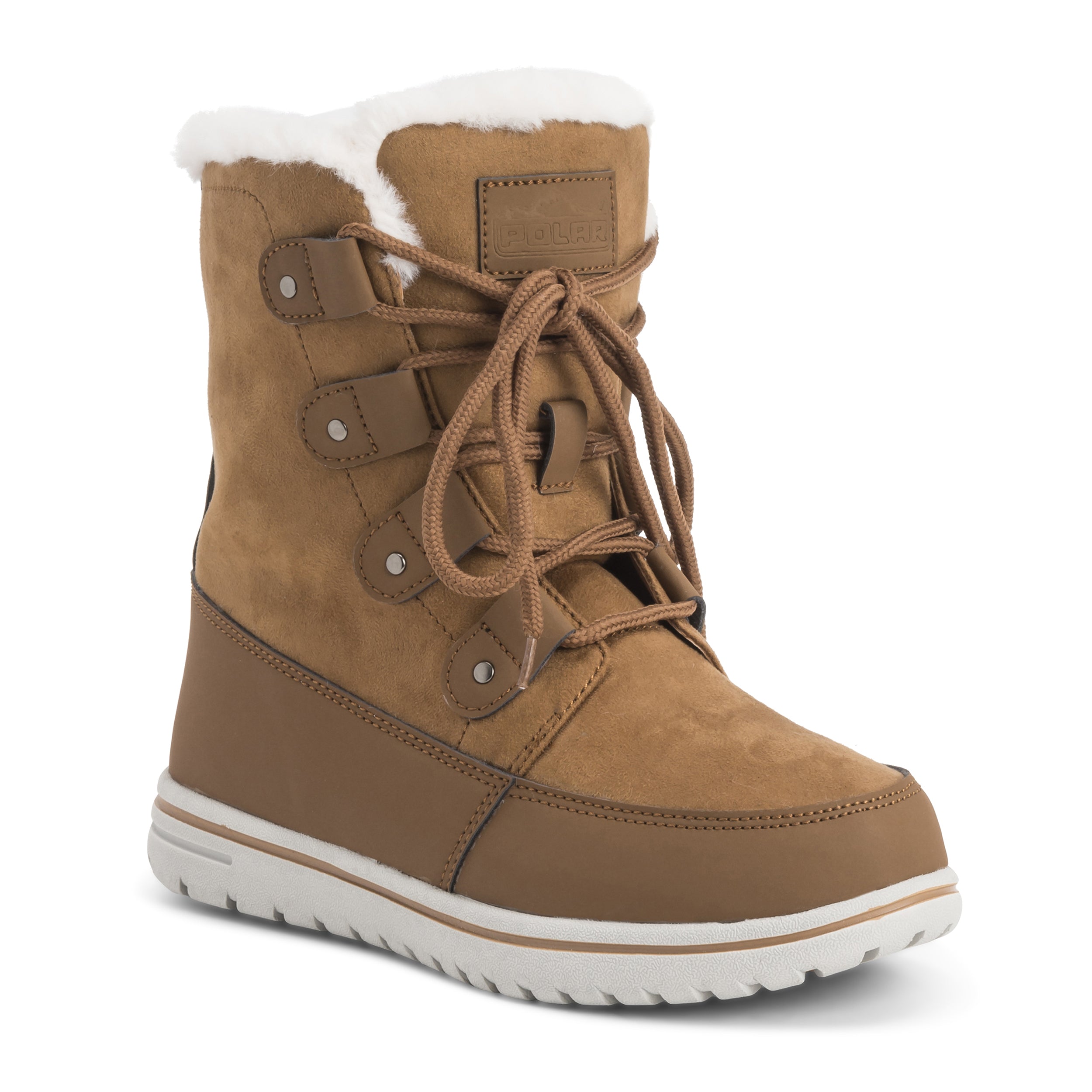 ARCS: Women's Quilted Faux Fur Snow Boots