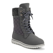 ARCS: Women's Quilted Faux Fur Snow Boots