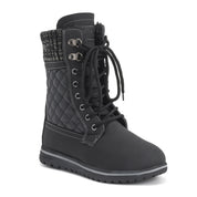ARCS: Women's Quilted Faux Fur Snow Boots