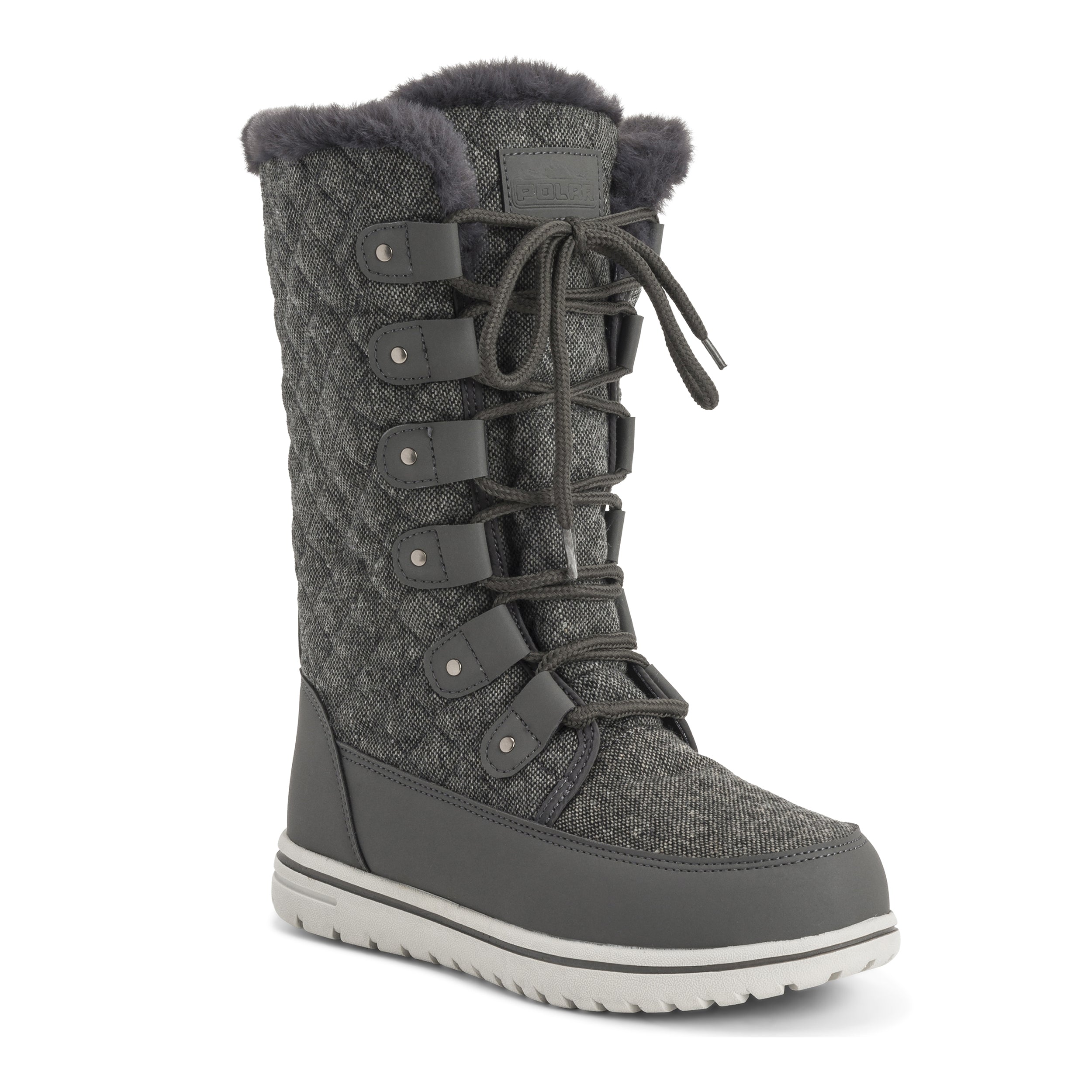 SNOWE: Women's Tall Faux Fur Snow Boots