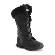 AMELIA: Women's Quilted Lace Up Snow Boots