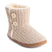 Polar Women's Knitted Faux Fur Slippers
