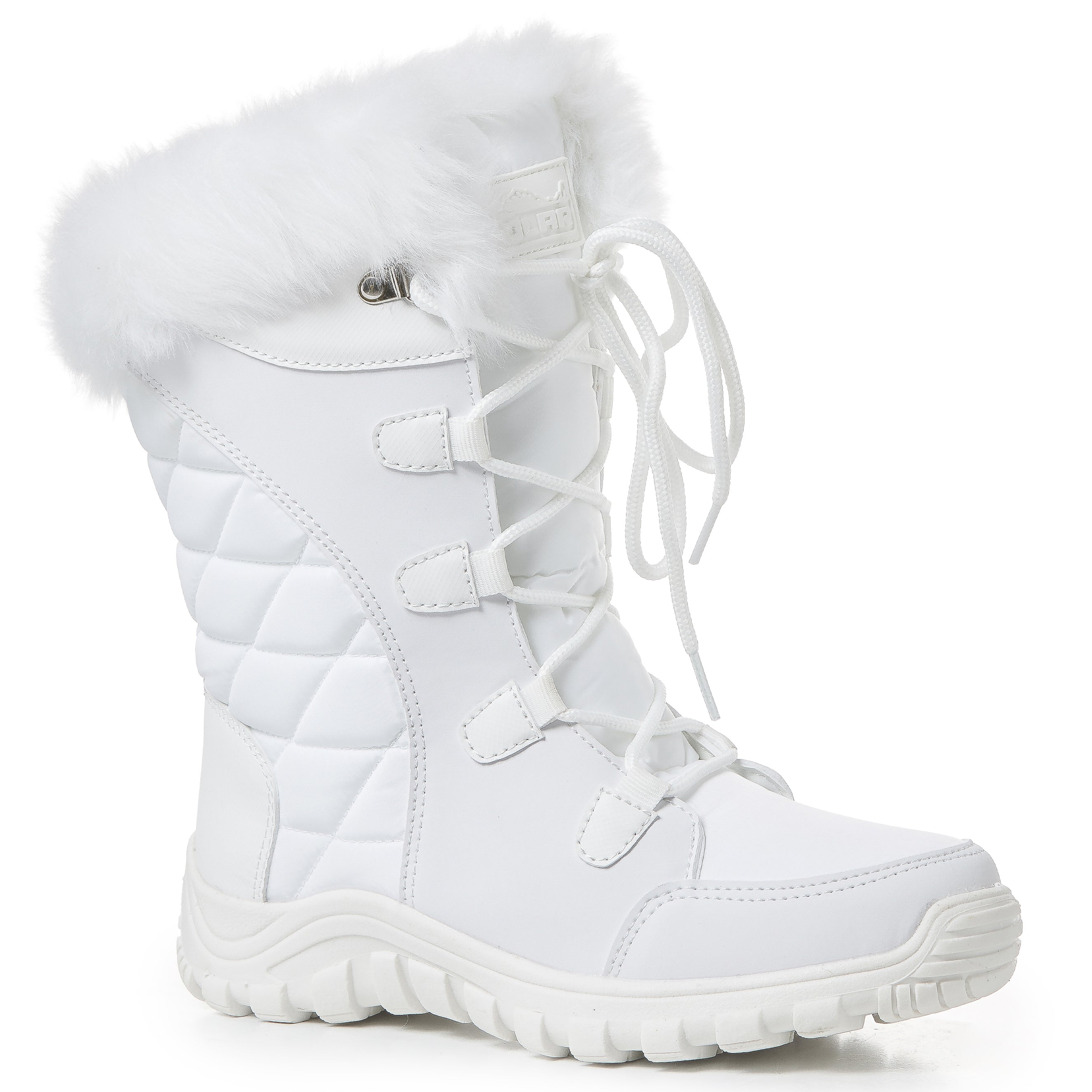 AMELIA: Women's Quilted Lace Up Snow Boots