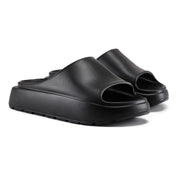 JUNO: Flatform Waterproof Open Toe Sliders
