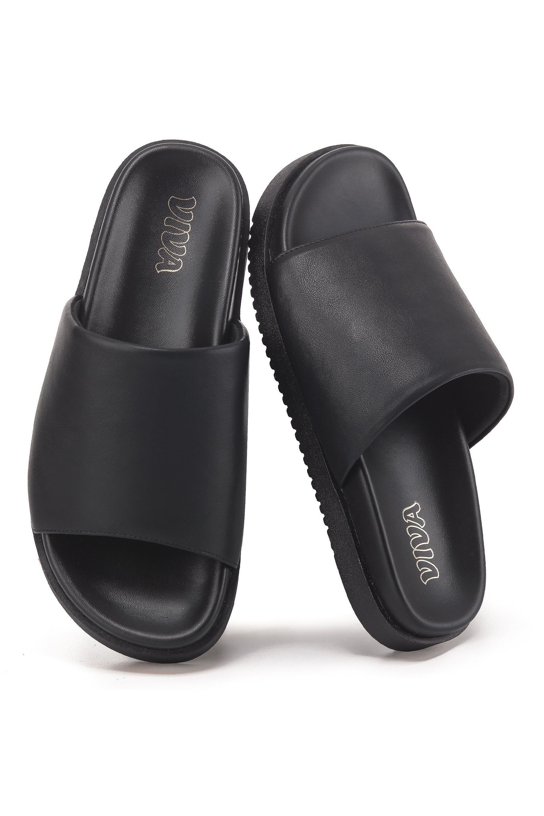 Women's Slip On Flat Slider Sandal Slides