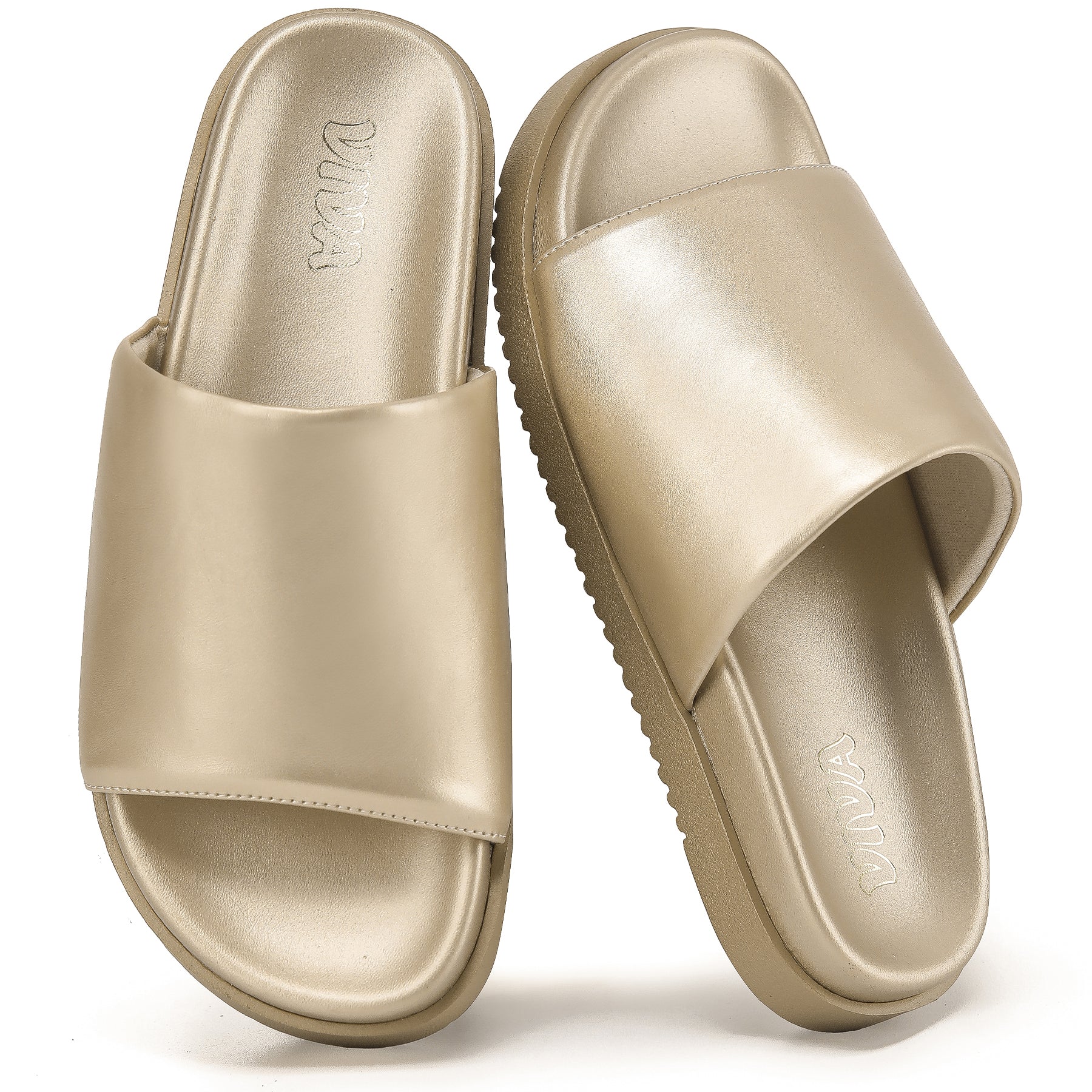 Women's Slip On Flat Slider Sandal Slides