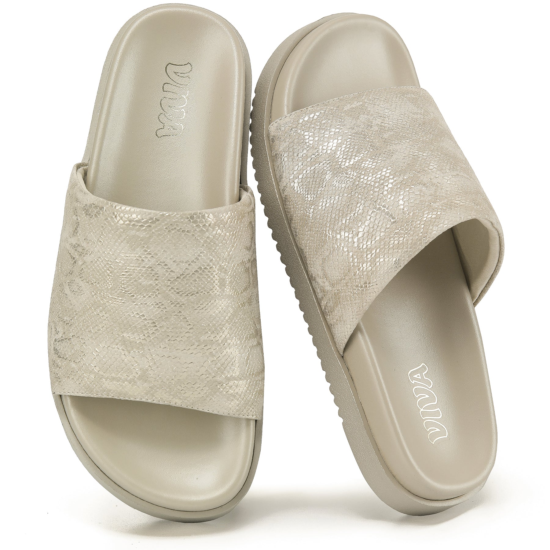 Women's Slip On Flat Slider Sandal Slides